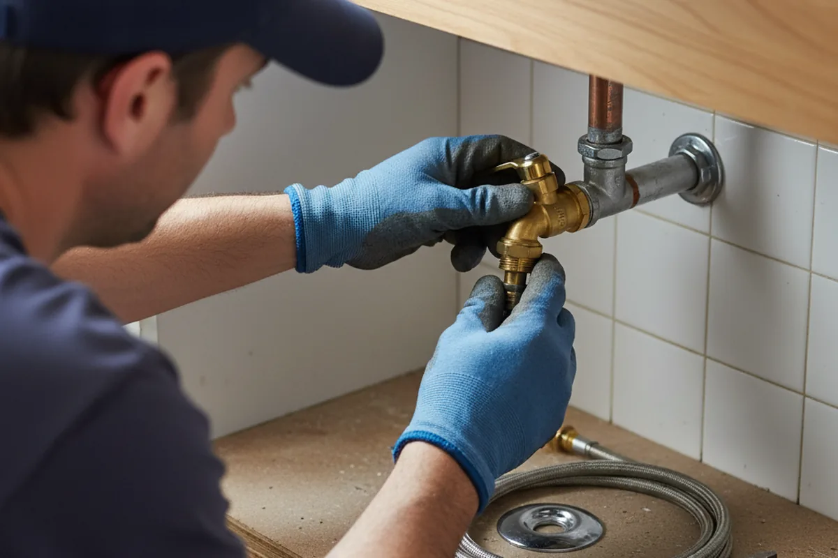 Shutoff valve and fitting work during Well Pump Repair in Oregon